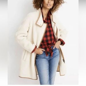 Madewell Sherpa Estate Coat - Medium